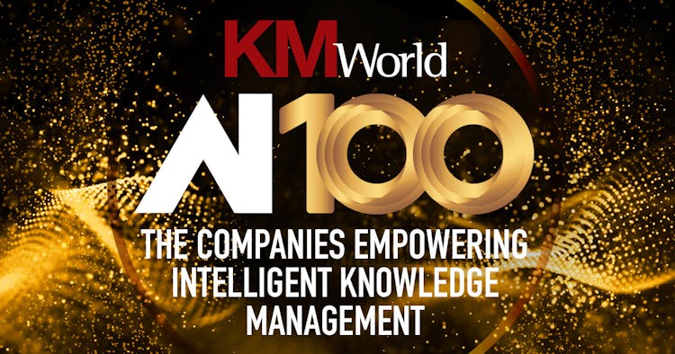 SWIRL is one of the top 100 AI companies empowering intelligent knowledge management