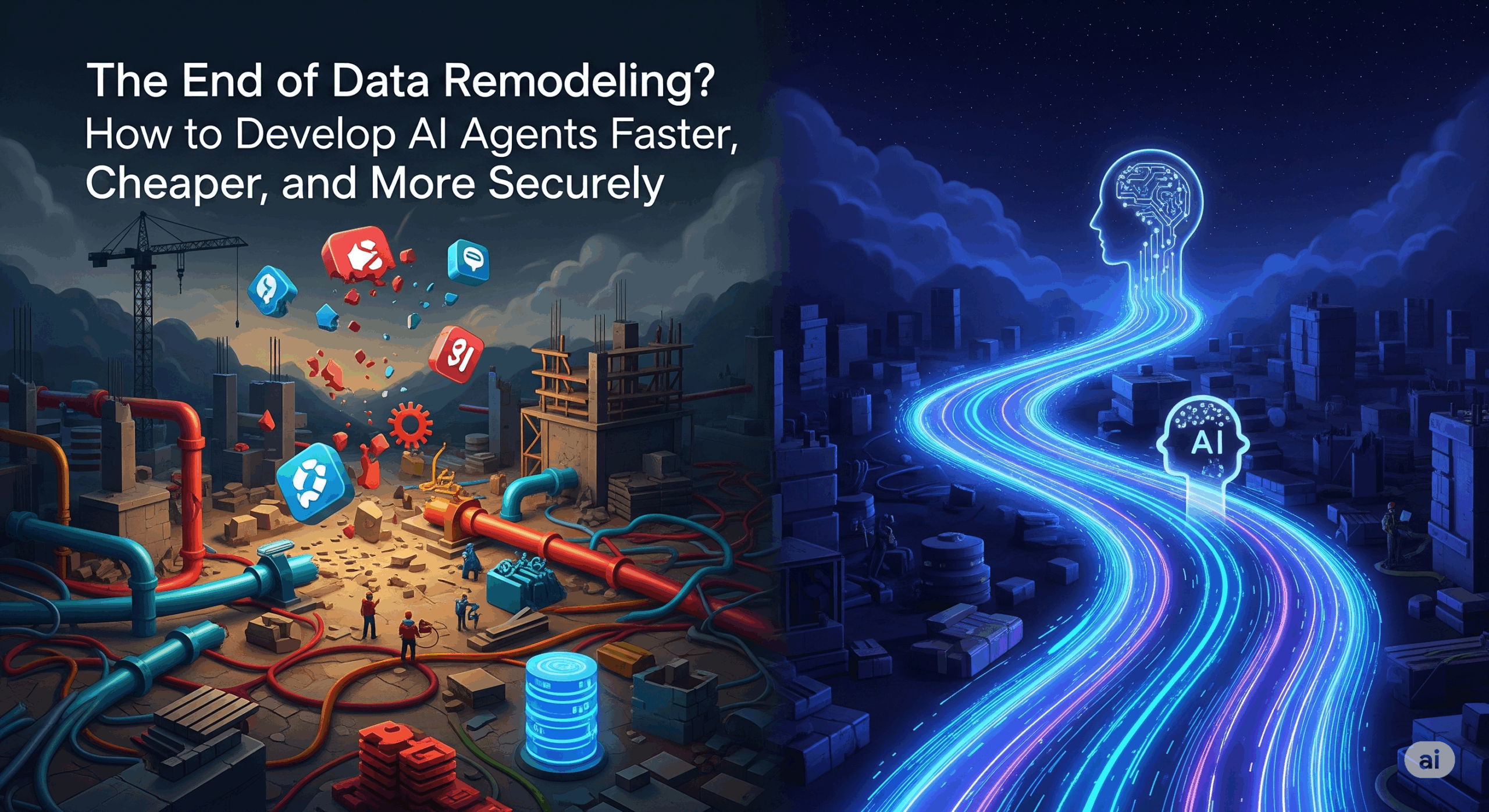 ETL and other data remodeling projects are, quite possibly, the biggest blockers of AI agent development. According to BCG, 74% of organizations struggle to achieve value from their AI initiatives, only 4% have developed truly cross-functional AI capabilities, and 29% of AI agent projects missed deadlines in 2024. AI agents are only as good as the data they can access. Therefore, if you want to create useful AI agents, you need to give them easy, reliable, and fast access to trustworthy data.