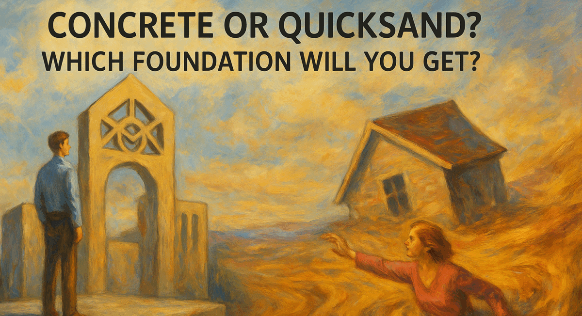 Concrete or Quicksand? Which Foundation Will You Get? 