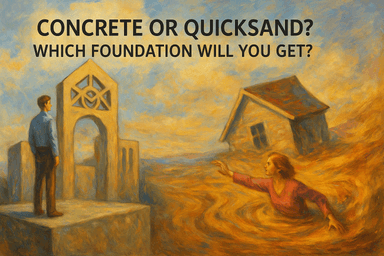 Concrete or Quicksand? Which Foundation Will You Get? 