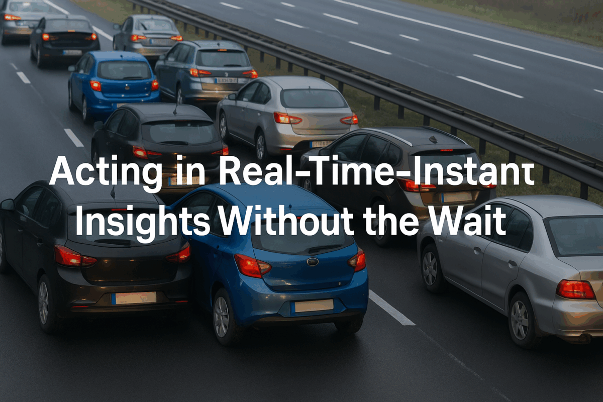 Acting in Real-Time—Instant Insights Without the Wait