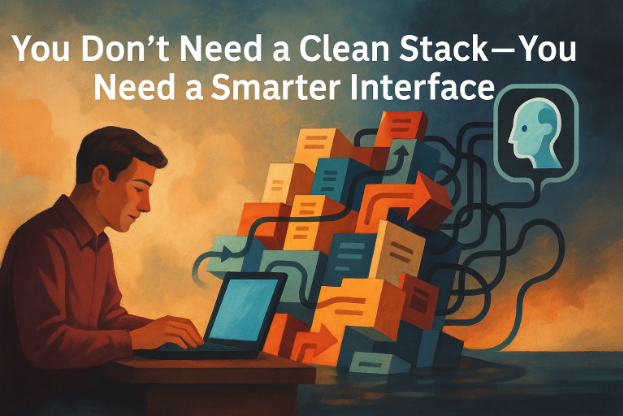 You Don’t Need a Clean Stack. You Need a Smarter Interface 